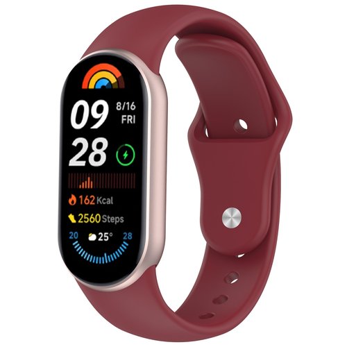FoundEast 4 Pack Sport Bands Compatible with Xiaomi Smart Band 10, Waterproof Strap Replacement for Xiaomi Smart Band 9/8, Mi Band 9/Mi Band 8 (4Pack-D)