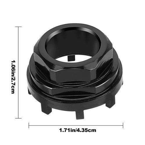 QKURT Lockring Tool, 8-Tooth Splines Bottom Bracket Tool Sealed Cartridge Tool Compatible with SRAM Truvativ ISIS 8-Notch Bottom Bracket Cups