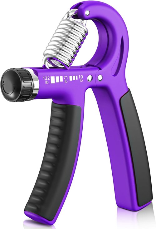 FitBeast Grip Strengthener - Adjustable Forearm Trainer for Strength & Rehab | 10-132 lbs Resistance