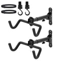 Auwey 2PACK Bike Rack Garage Bike Wall Mount Bicycle Wall Hanger Bike Hook Bike Storage Rack for Indoor Storage Bike Horizontal Hanger Bicycle Wall Mount Bicycle Wall Rack