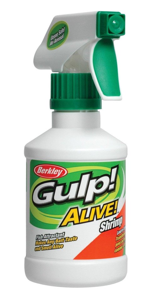 Berkley Gulp! Alive! Fish Attractant Spray Gulp!® with Nightcrawler, Easy-to-Use Trigger Spray Bottle, Extreme Scent Dispersion, Works Great with Soft Bait, Hard Bait, and Live Bait
