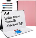 Skiennix Portable Whiteboard - Double-Sided Dry Erase Board 9" x 12" with 3 Pens & Storage Bag