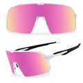 Ukoly Baseball/Running Sunglasses Cycling Glasses For Men Women,Sport Sunglasses HD Lens UV400 Protection TR90 Frame 650 (HD Pink)