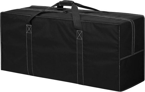 iFARADAY 155L Oversized Duffle Bag - 42” Heavy Duty Water Resistant Travel Bag for Camping & Storage | Black
