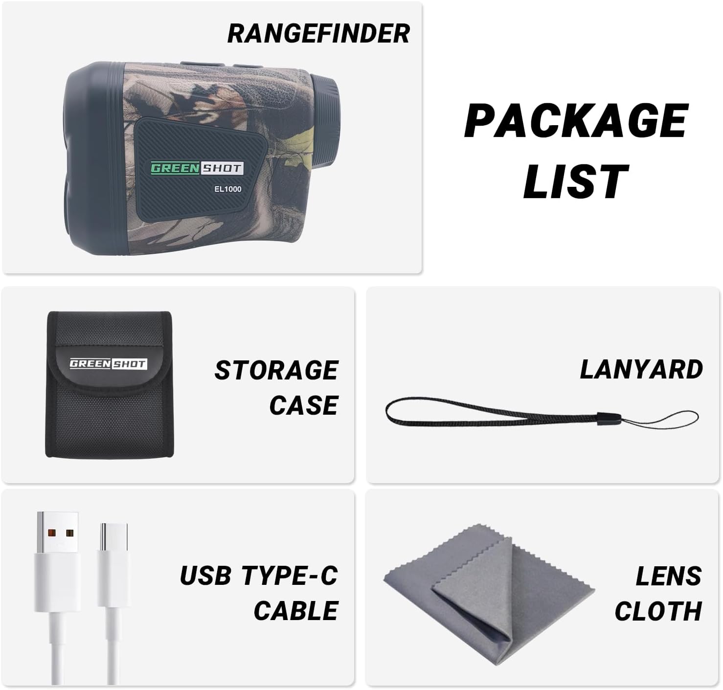 Range Finder for Hunting - 1200 Yards Waterproof Golf Rangefinder with Slope Switch & Flag Lock