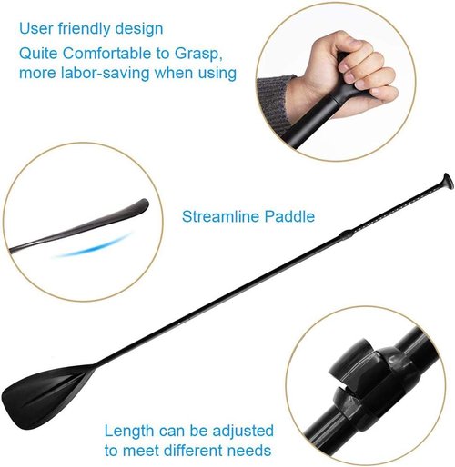 LBW Stand Up Paddle Board Paddle - Adjustable 3-Piece Aluminium Alloy Oars with Storage Bag | Lightweight & Durable