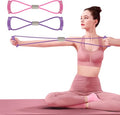 FYY Figure 8 Resistance Bands - Versatile Yoga & Fitness Stretch Bands for Home Workouts | Physical Therapy