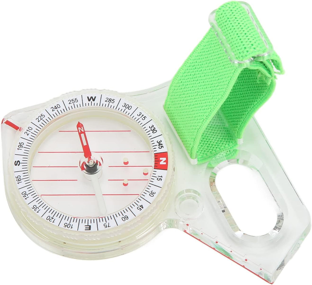 Orienteering Compass - Portable ABS Thumb Compass with Luminous Point for Outdoor Navigation