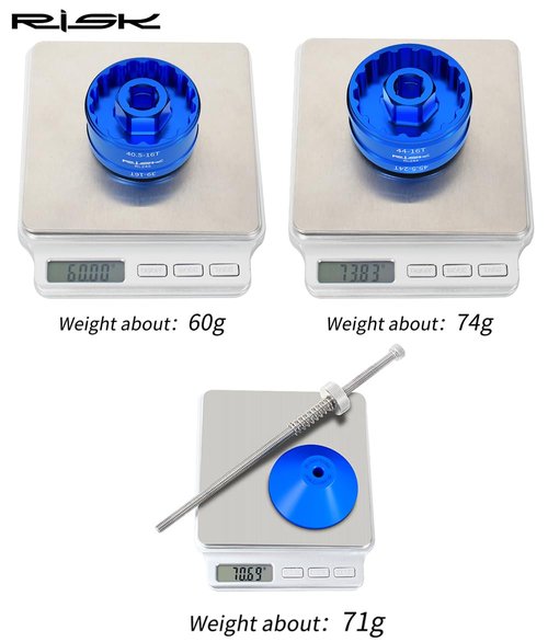 CYCEARTH Bike Bottom Bracket Tool Installation Remover Repair Cups for Dub,BB52,RS500,BBR60,BBR9100,MT800 etc (RL244-(BB44- BB45.5)