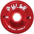 ATOM SKATES Outdoor Quad Roller Wheels 78A ATOM PULSE Red / 1 Pack - 4 Wheels