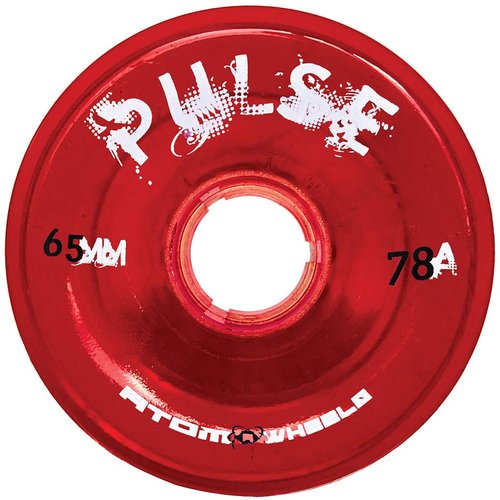 ATOM SKATES Outdoor Quad Roller Wheels 78A ATOM PULSE Red / 1 Pack - 4 Wheels
