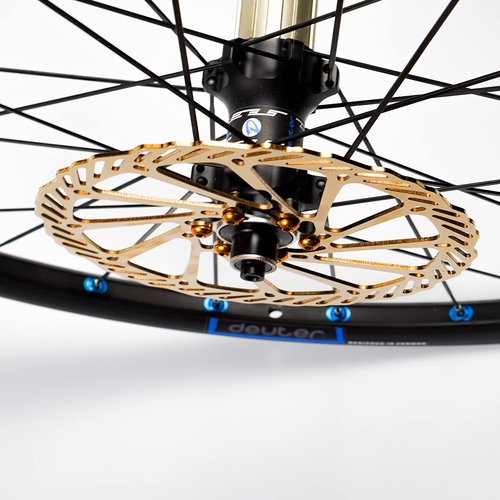Chooee 160mm 180mm 203mm Bike Disc Brake Rotor 2PCS MTB Disc Rotor For Mountain Bike.Gold