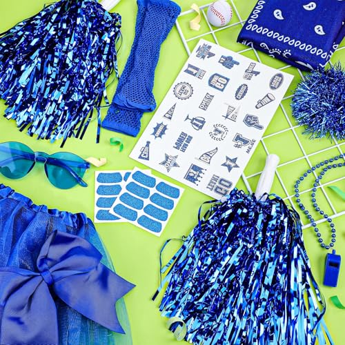 Ramede Blue Spirit Day Kit 21 Pieces Girls Cheerleading & Sports Accessories - Blue / 21