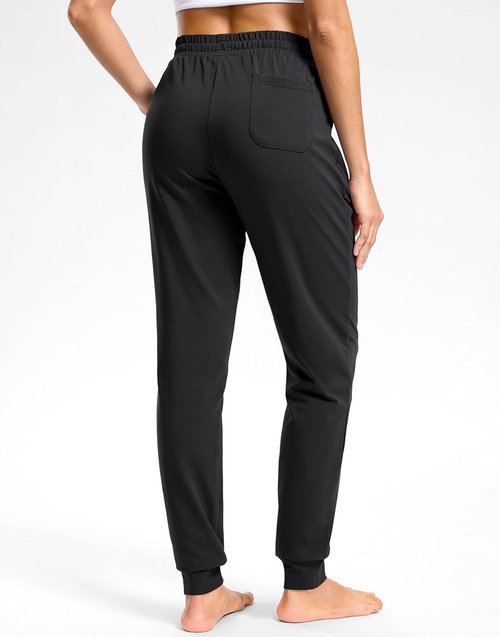 G Gradual Women's Cotton Joggers - Tall Sweatpants with Zipper Pockets | Yoga & Lounge Pants (30"/32"/34" Inseam)