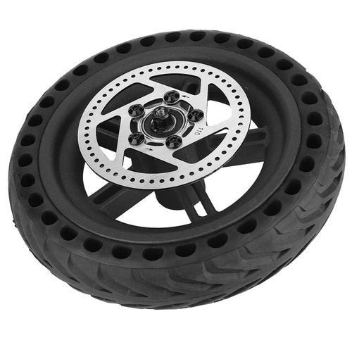 Rear Tire Set, Durable Replacement Wheel Hub Assembly with Disc Brake for Electric Scooter Maintenance, Commuters, Urban Riders