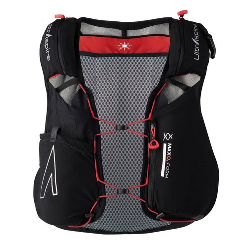 UltrAspire Zygos Unisex Lighweight Hydration Ultra Running Pack - 5.0 Pitch Black, Small W/ 2L Reservoir