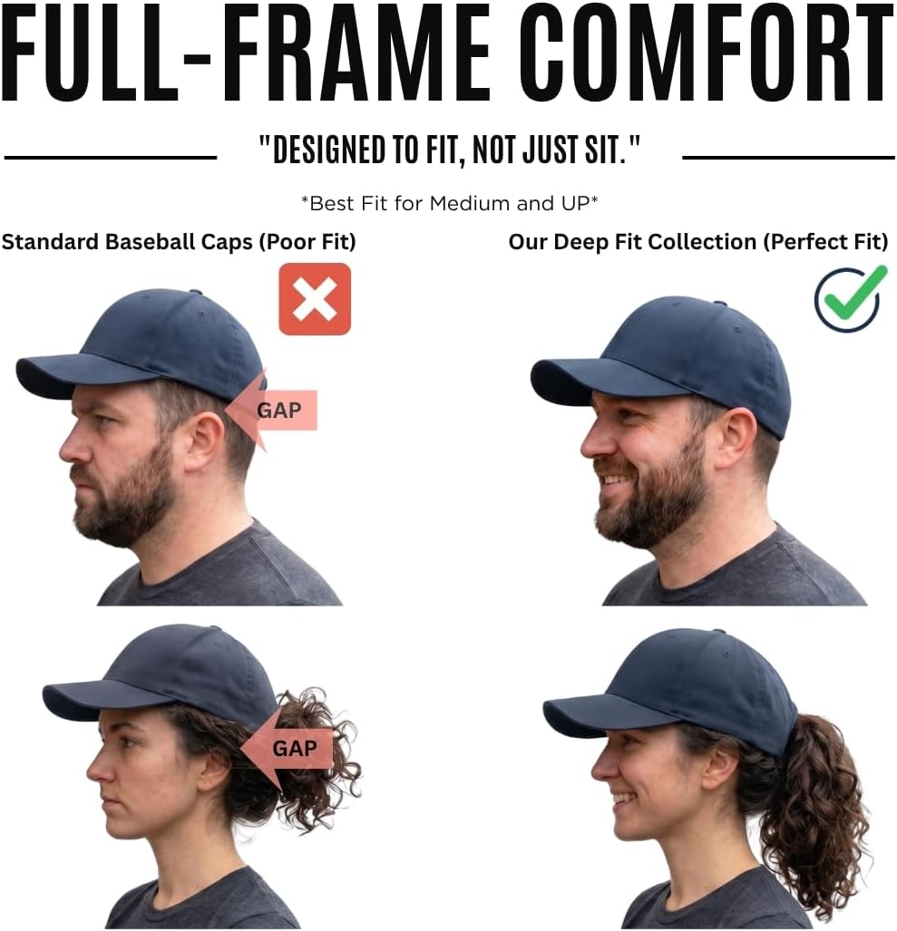 Skiennix Men's Athletic Baseball Cap - Soft Cotton Unstructured Dad Hat | Adjustable Outdoor Style
