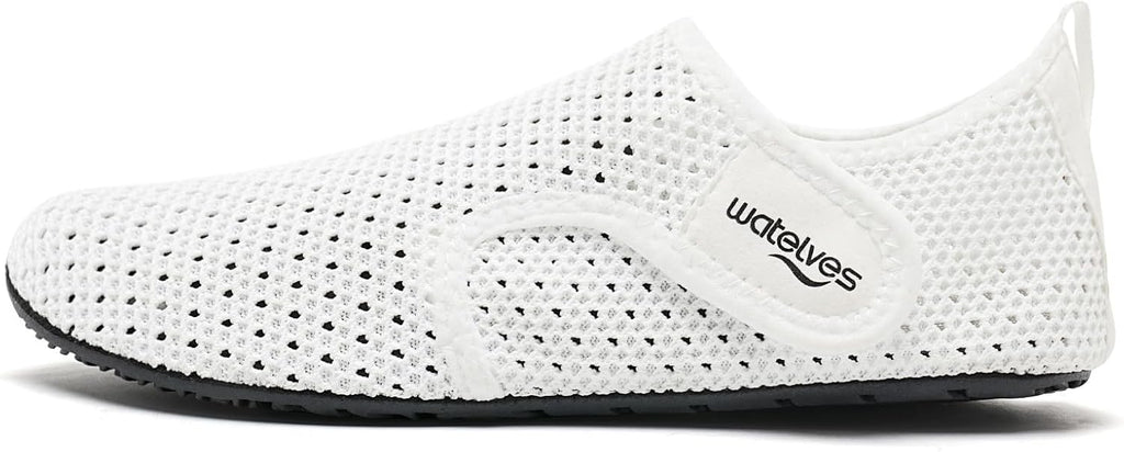 WateLves Water Shoes - Quick Dry Aqua Socks for Men & Women | Adjustable Barefoot Slippers for Beach & Pool