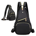 Xsecnua Small Crossbody Sling Bag for Women, Mini Backpack Sling Backpack Convertible Chest Bag for Travel Daypack