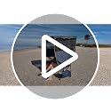 Double Camping Chair with Canopy - Blue, Supports 450LBS, Portable & Comfortable