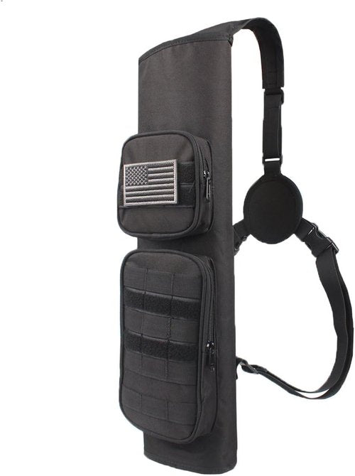 KRATARC Archery Quiver Bag - Molle System with Pockets for Hunting & Target Practice