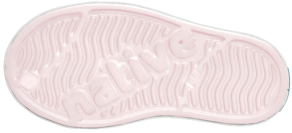 Native Shoes Unisex-Kids Jefferson Sneakers, Milk Pink/Shell White, 7 Toddler