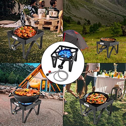 Vivicreate 185,000 BTU High Pressure Propane Outdoor Burner Stove - Normal