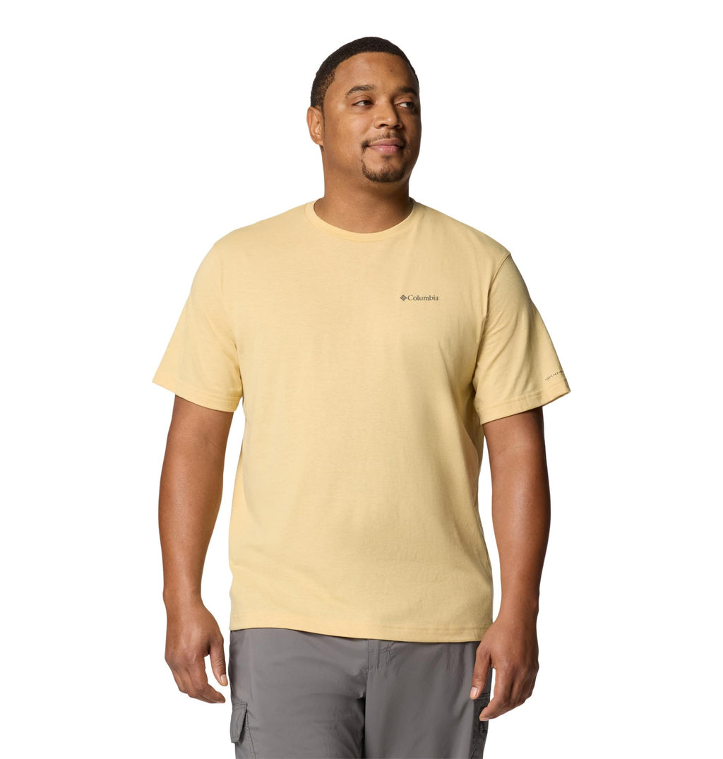 Columbia Mens Thistletown Hills Short Sleeve T-Shirt, Sand Dune Heather, 3X