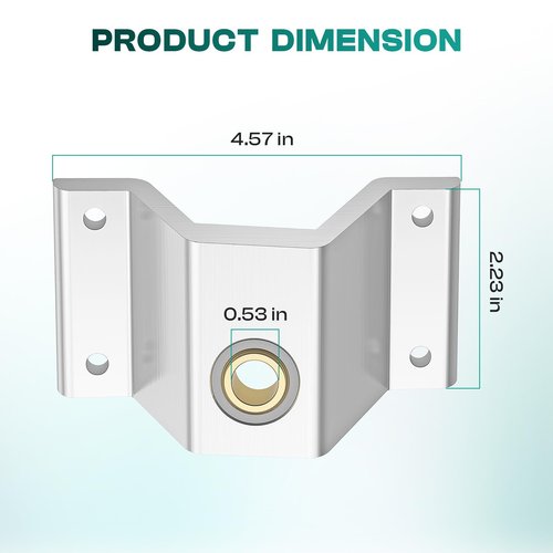 DRIVE UP Golf Cart Accelerator Bearing Brackets for Club Car DS 1981-2011 Golf Carts, Club Car DS Accelerator Rod Bracket OEM 1011694