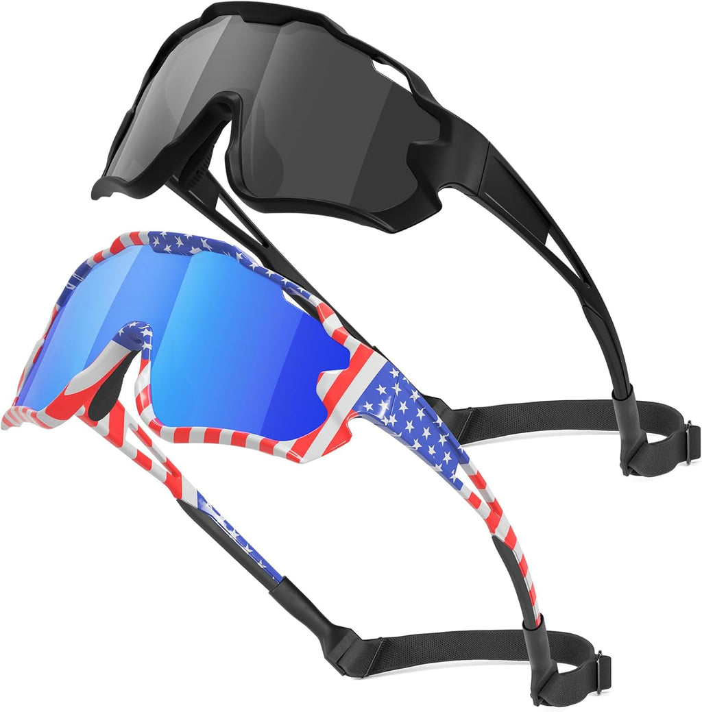 Skiennix Kids Sunglasses - Youth Baseball Glasses for Boys & Girls 6-14 | UV Protection Goggles