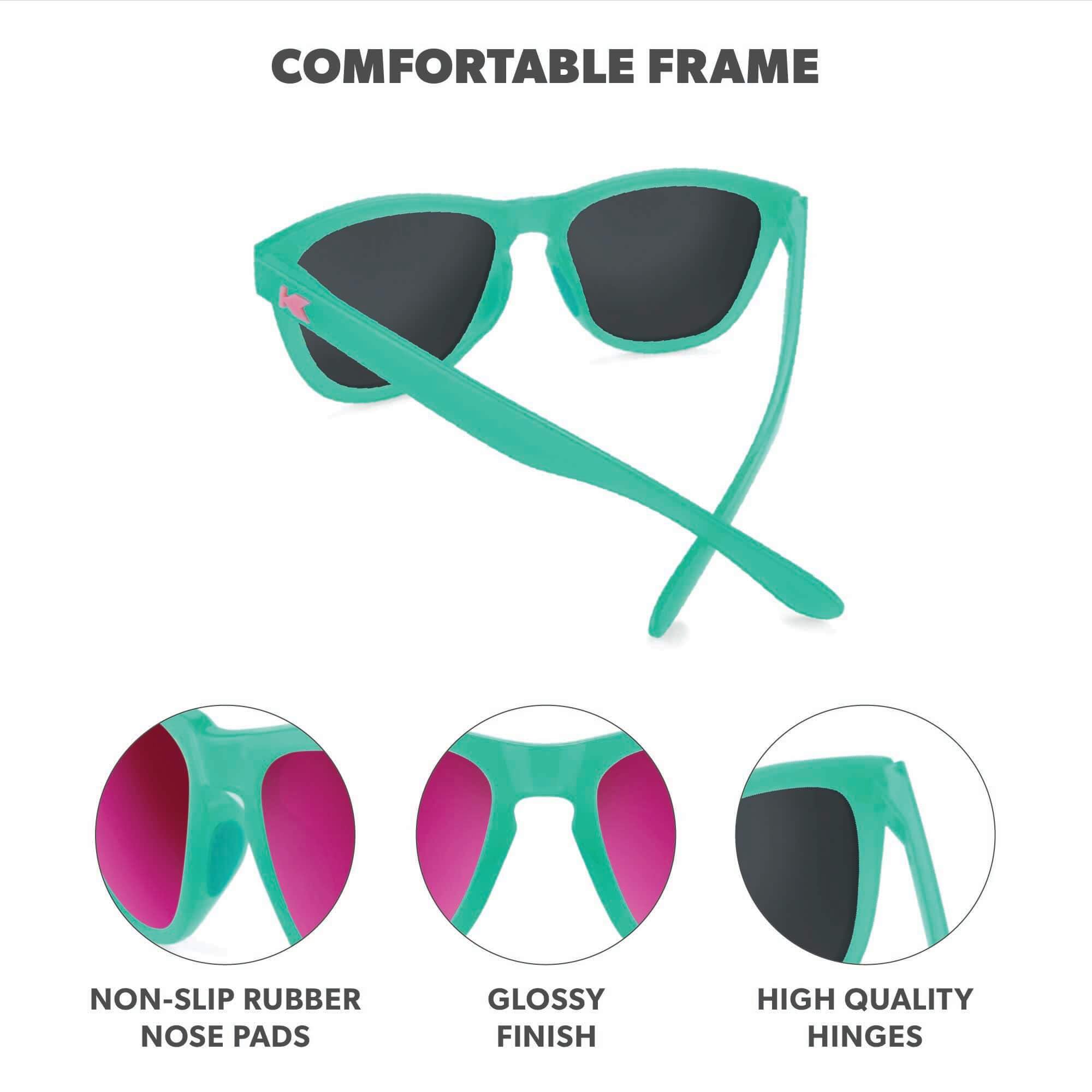 Knockaround Premiums Sport Polarized Sunglasses for Men & Women - UV400 Protection - Running
