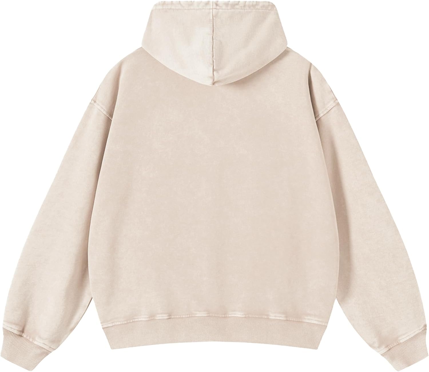 Skiennix Men's Zip Up Hoodie - Vintage Acid Wash Oversized Sweatshirt | Stylish Streetwear