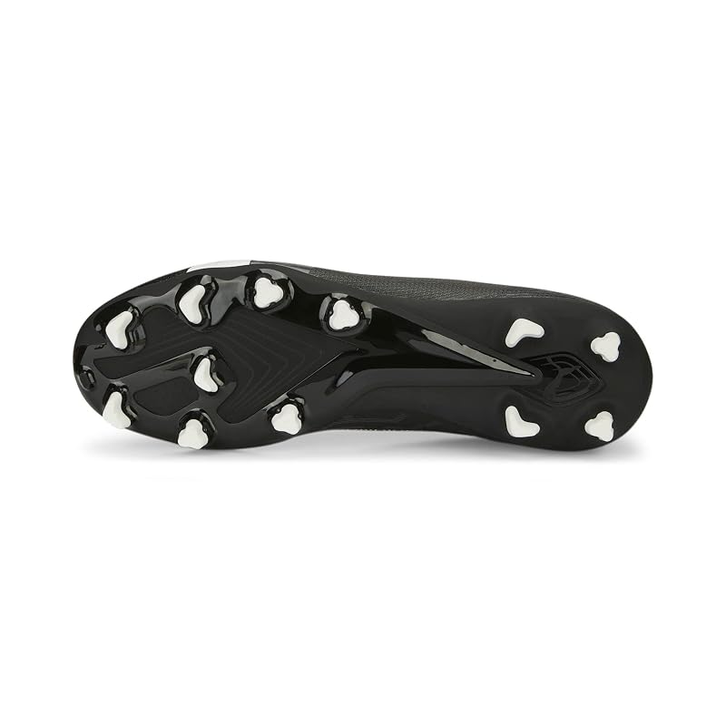 PUMA Ultra Play Firm Ground Soccer Cleats - Black/White, Size 7