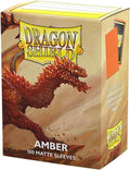 Dragon Shield | Matte Card Sleeves - 100 CT Standard Size | Smooth & Durable TCG Protection | Amber