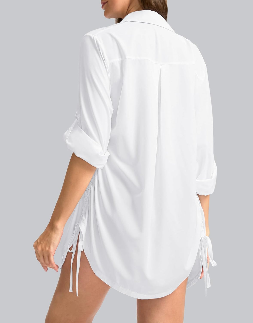 Skiennix Women's UV Sun Protection Shirt - UPF 50+ Long Sleeve Button Down for Fishing & Hiking