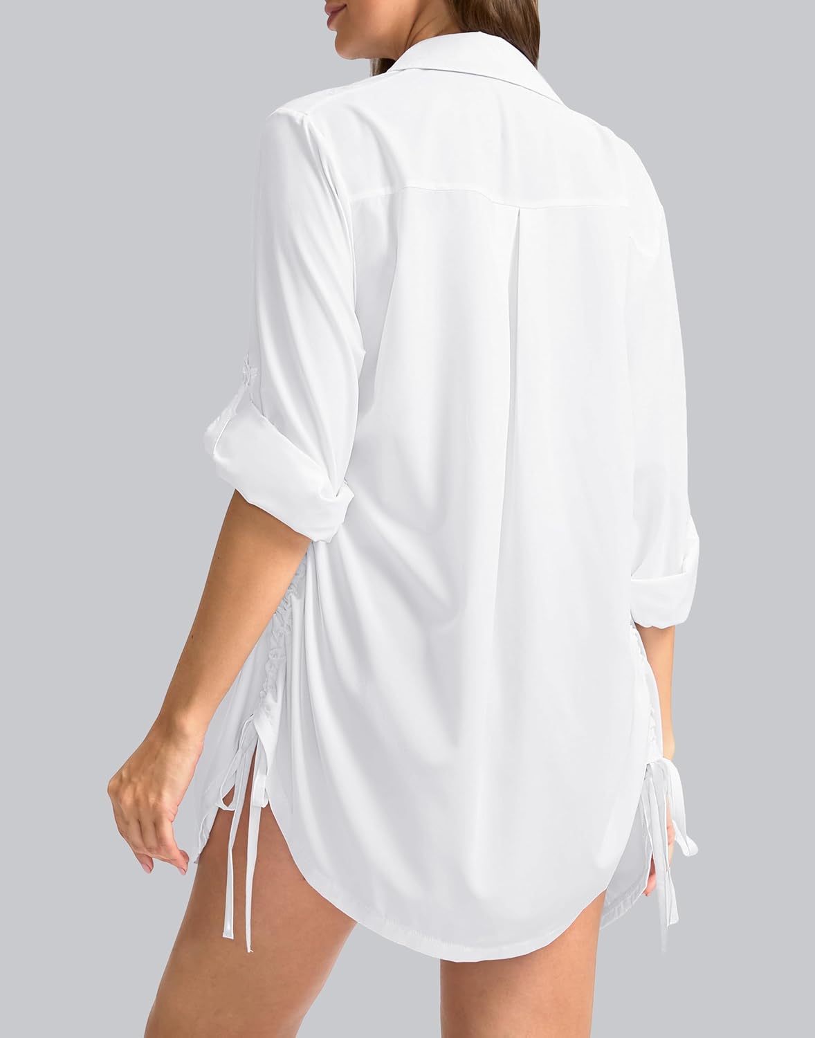 Skiennix Women's UV Sun Protection Shirt - UPF 50+ Long Sleeve Button Down for Fishing & Hiking