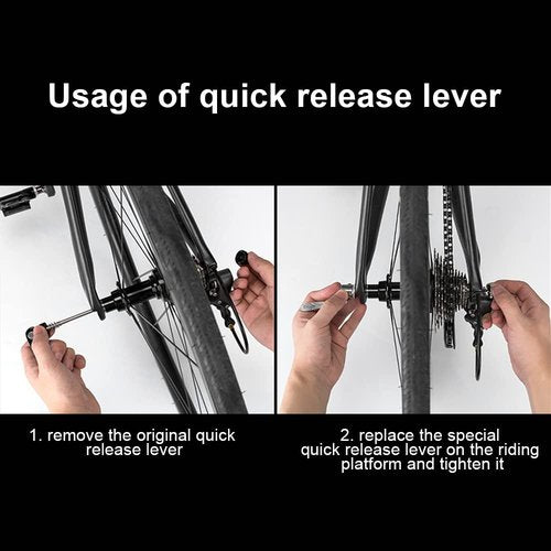 Tobefore Bike Trainer Quick Release Skewer,170mm Bicycle Axle Skewer Part Cycling Back Rear Wheel Tire Bicycle Repair Tools Trainer Skewer for Trainer Road MTB Bicycle Indoor Training