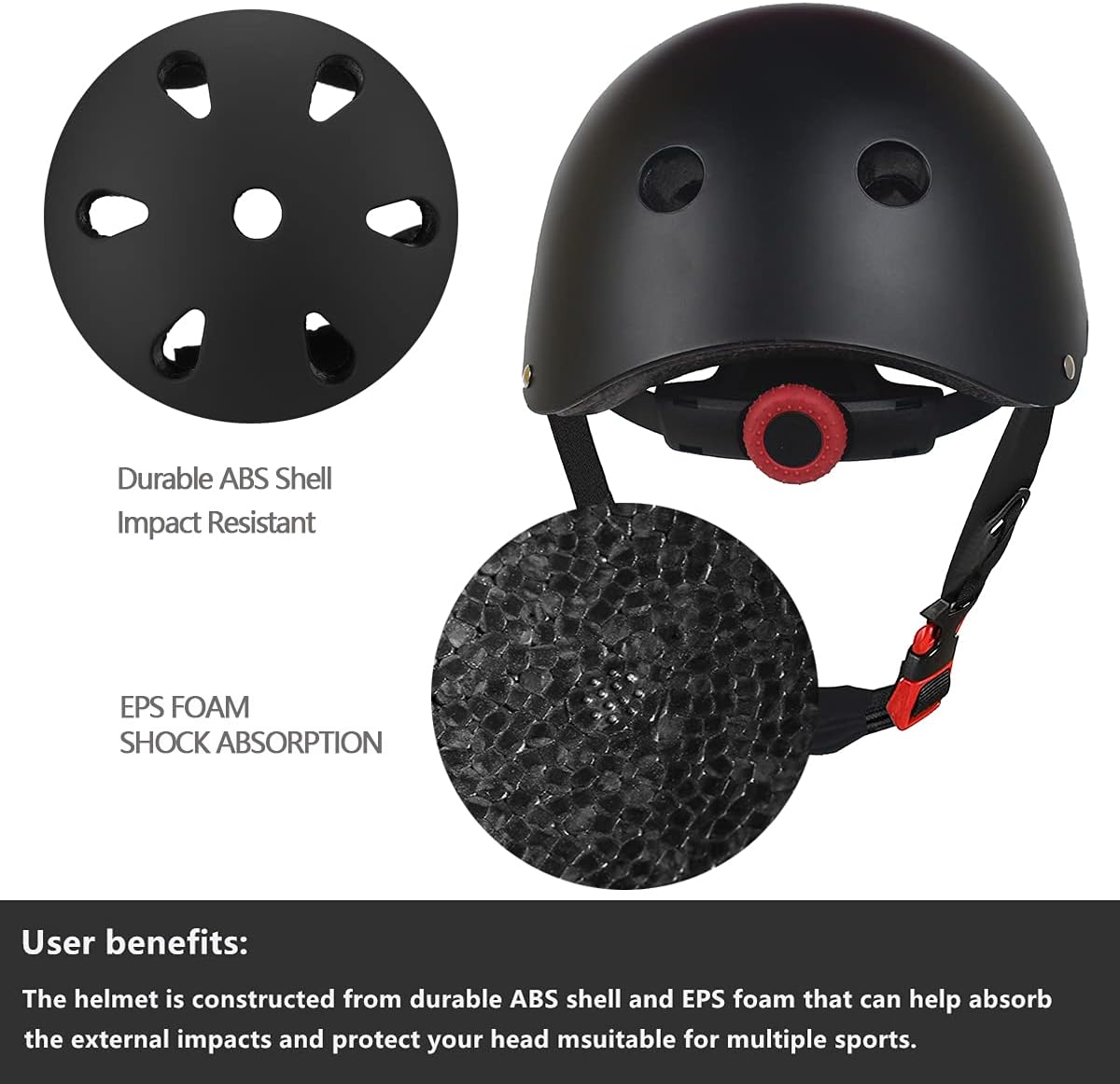 Skiennix Kids Bike Helmet - Adjustable Safety Helmet for Ages 2-14 | Protective Gear Set Included