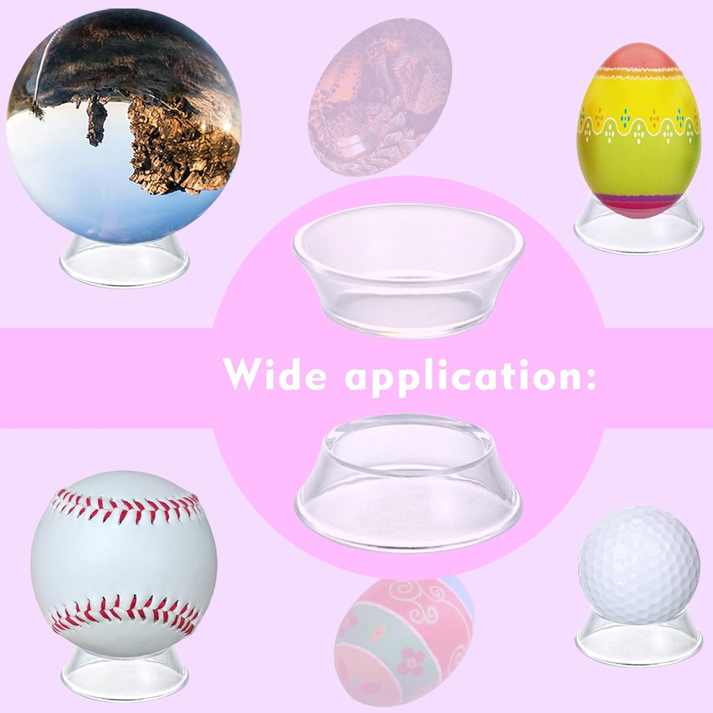 Regine Switzerland Baseball Display Holder - 16 Stand Game Balls & Easter Eggs | Reversible Design