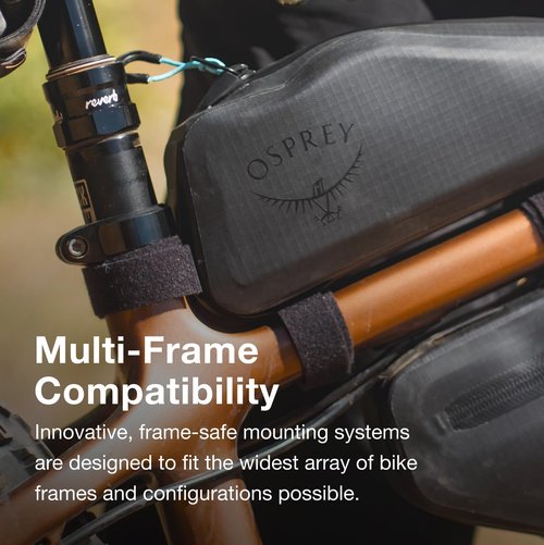 Osprey Escapist On-Bike Top Tube Bag, Black