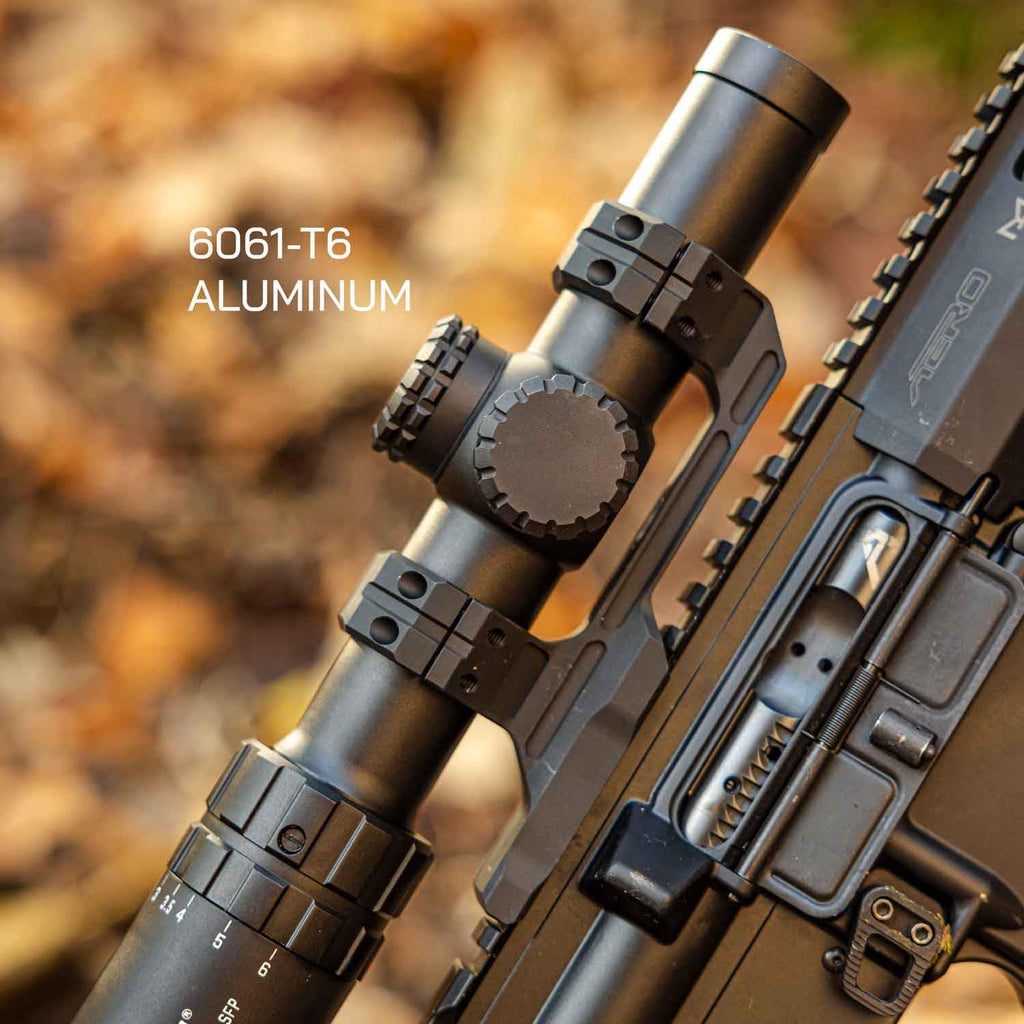 Triton 1" Match Precision Rifle Scope Mount - Durable 6061-T6 Aluminum - 2" Offset Cantilever