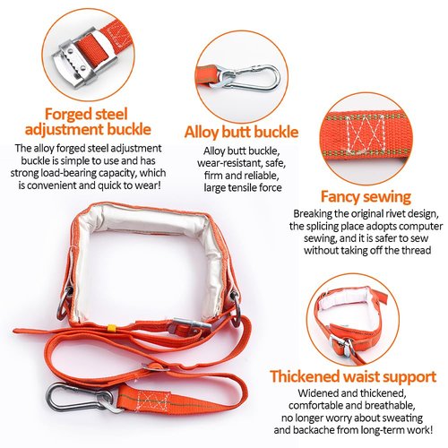 MITOJOSYEER Tree Climbing Gear - Tree Climbing Spikes Suitable for Tree Work, Fruit Picking,Tree Climbing,Logging of Tree Climbing Kit