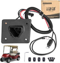 10L0L Golf Cart 48V Charger Receptacle for EZGO RXV & TXT, OEM# 602529 613304