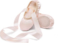 Stelle Ballet Shoes - Satin Ribbons Dance Slippers for Girls | Toddler to Big Kids Sizes