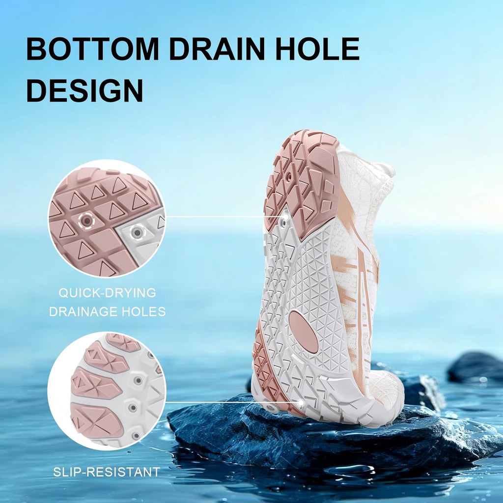 Skiennix Barefoot Shoes - Pro-Healthy Non-Slip Water Footwear for Men & Women | Wide Toe Running Sneakers