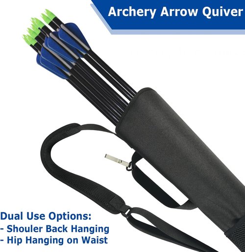 Cosmos Archery Arrow Quiver - Adjustable Backpack Holder for Bow Hunting & Target Practice