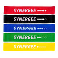 Synergee Mini Band Resistance Band Loop Exercise Bands Set of 5