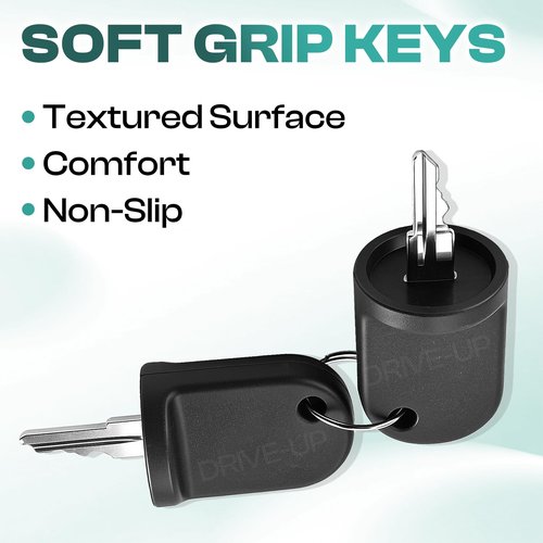 Drive-up Ignition Keys (10 PCS) Fits CLUBCAR EZGO Yamaha Golf carts (EZGO RXV (10PCS))
