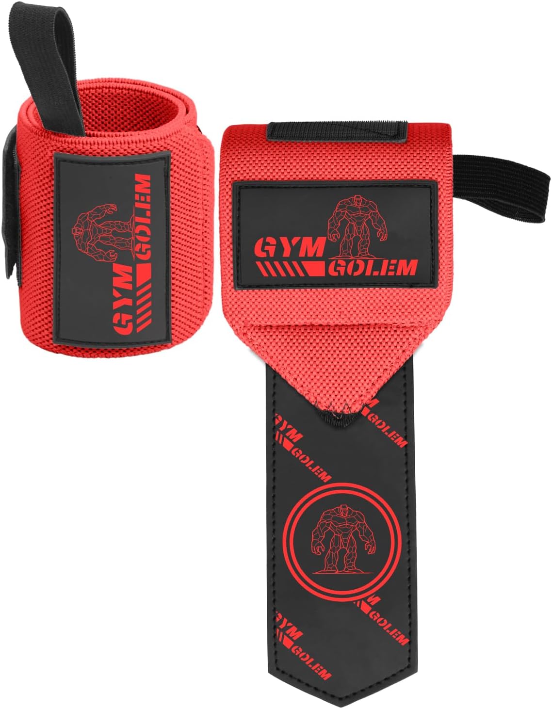 Skiennix Wrist Wraps - 18-Inch Premium Support with Thumb Loop for Powerlifting & CrossFit | 1 Pair
