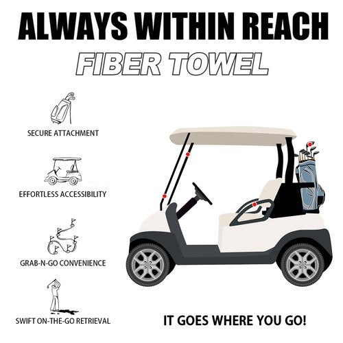 Mangetic Clip for Golf Towels, Powered Magnet with Clip, Removable from Golf Towels, Golf Accessories, Golf Cart Accessories